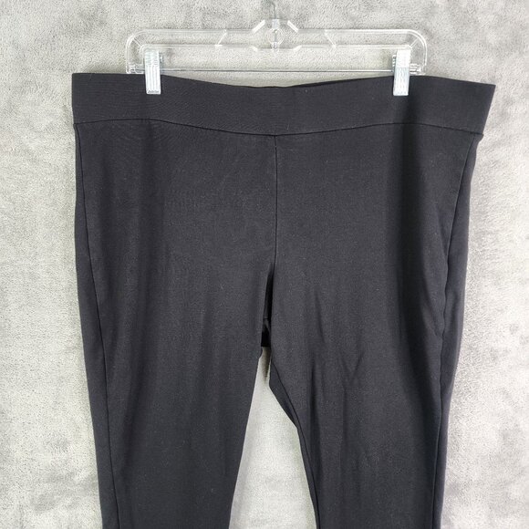 Women's Black Torrid Leggings Pants Stretch Cotton Blend Plus Size 2 - Picture 4 of 12